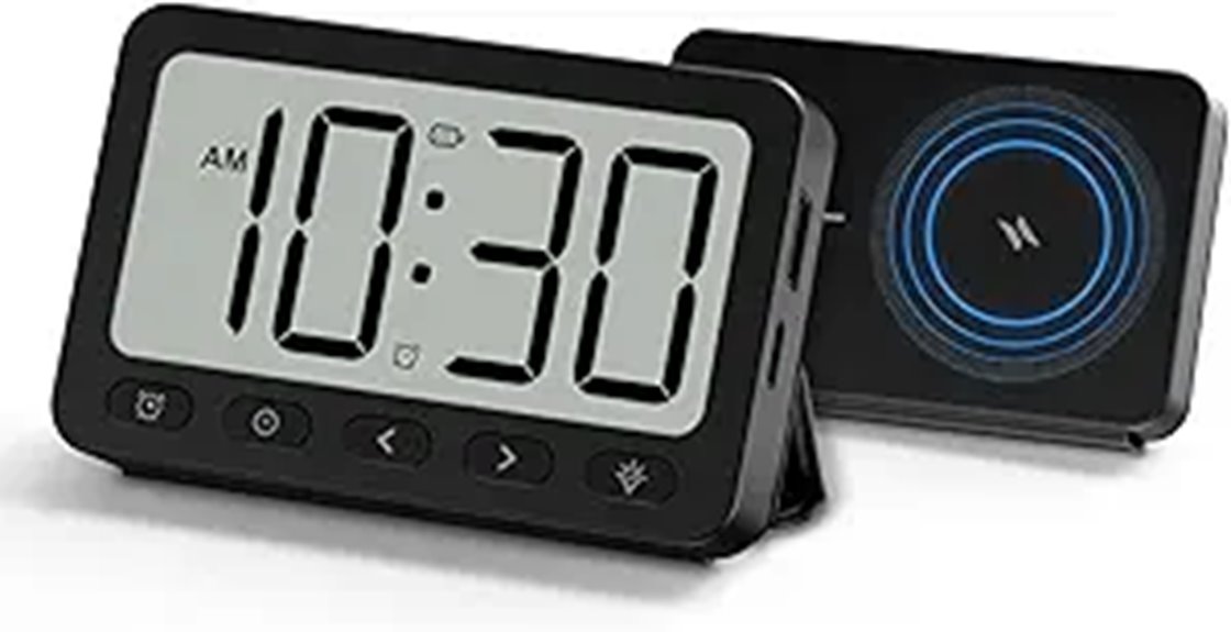 digital alarm clock charger