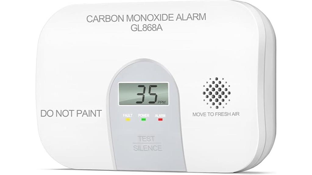 digital carbon monoxide detector
