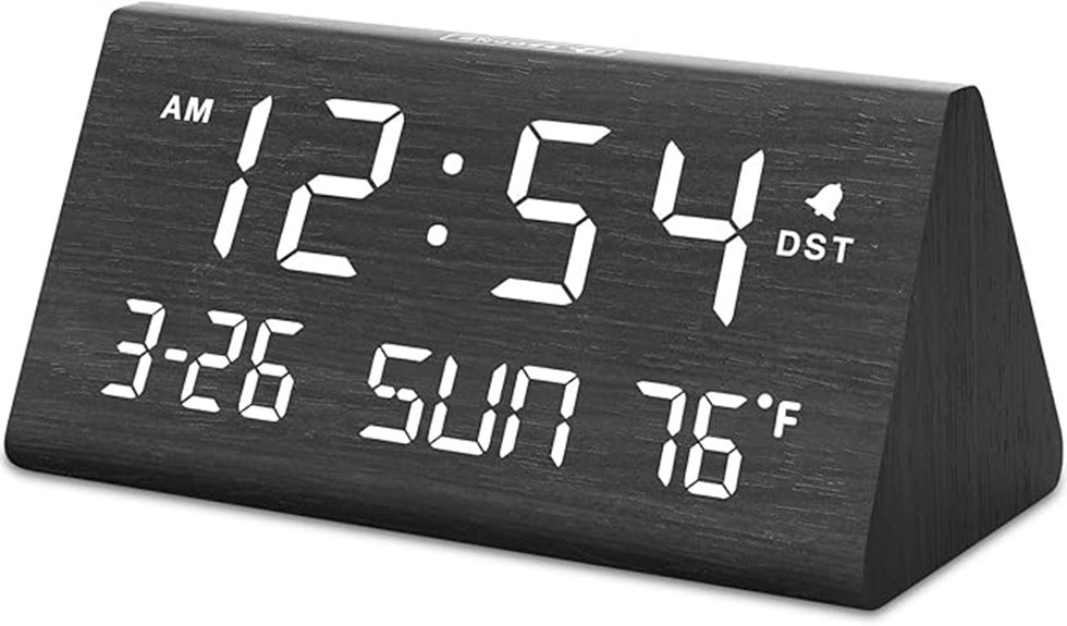 digital clock with usb