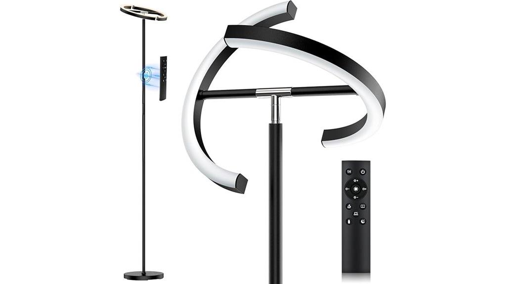 dimmable modern floor lamp