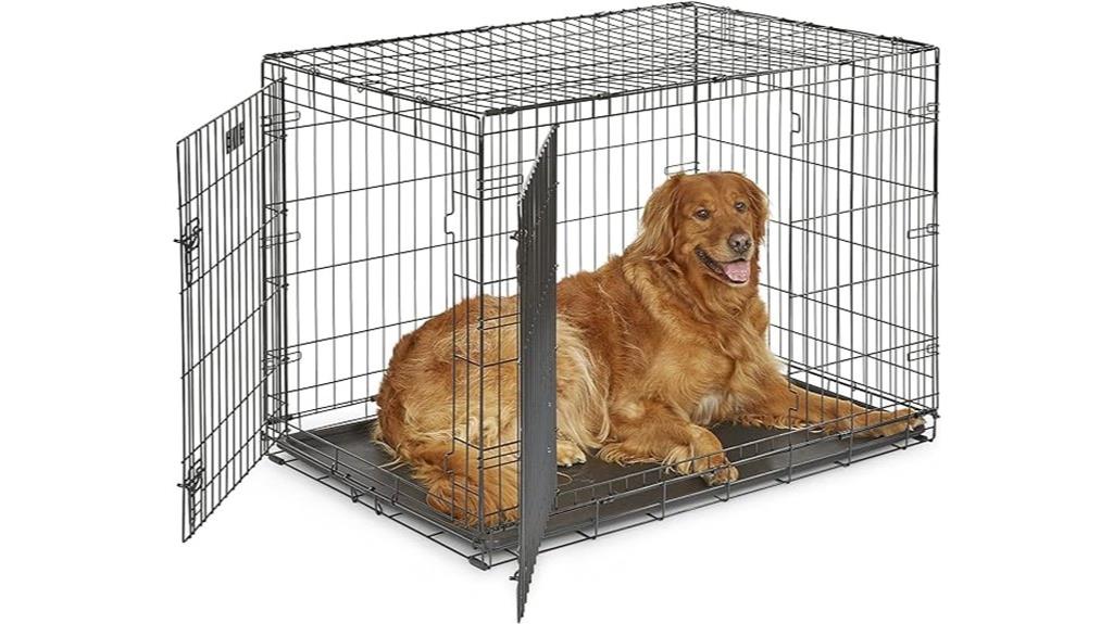 double door dog crate