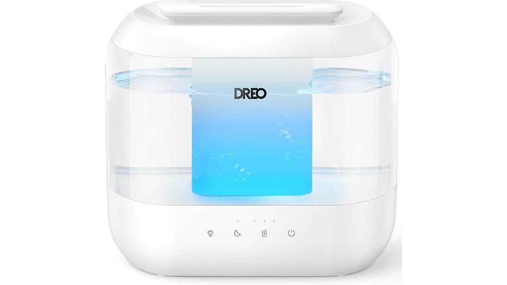 dreo bedroom cool mist humidifier