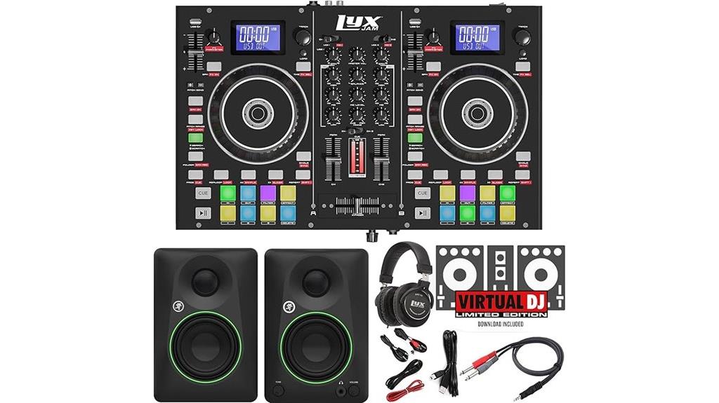 dual deck dj controller