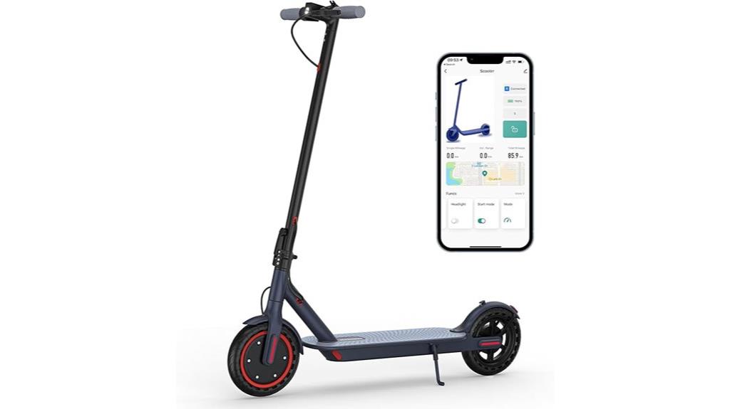 dual suspension app controlled scooter
