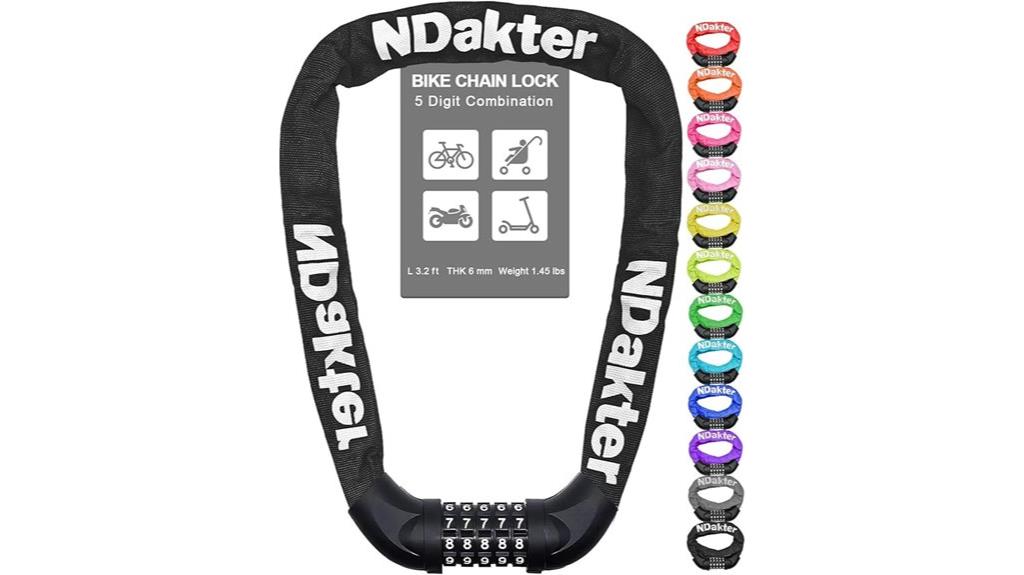 durable bicycle security lock