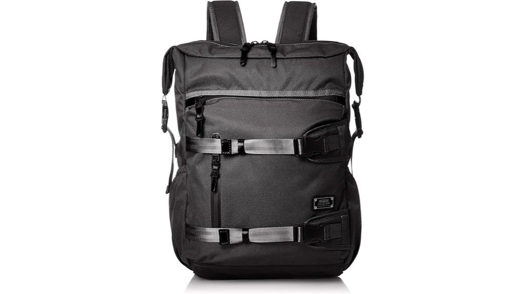 durable black backpack design