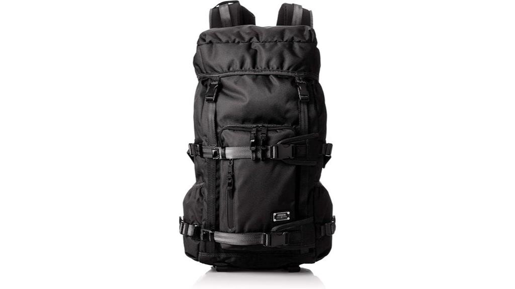 durable black backpack design