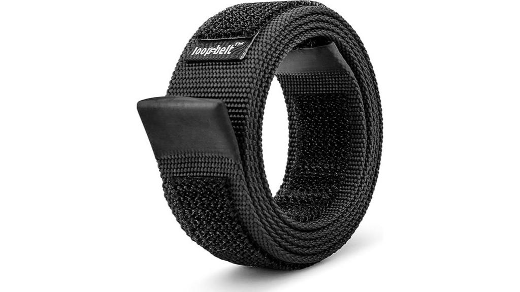 durable black web belt