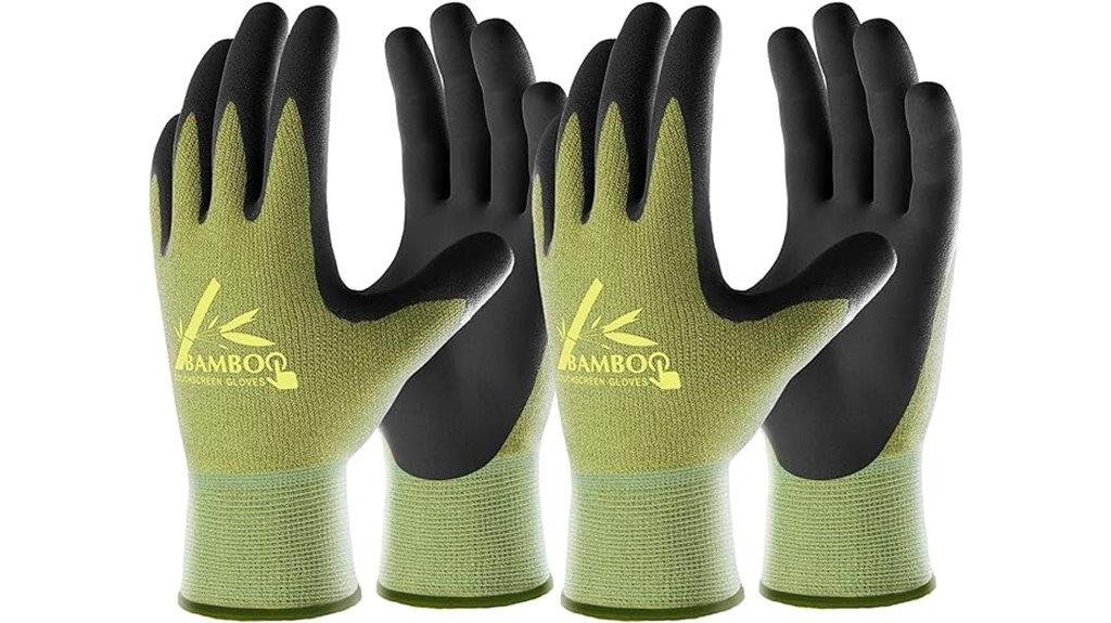 durable gardening gloves set