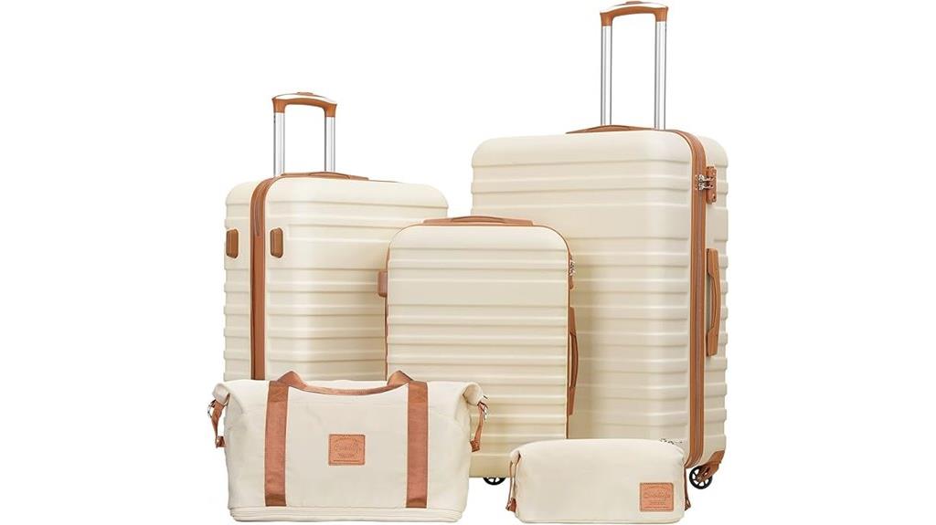 durable luggage with lock