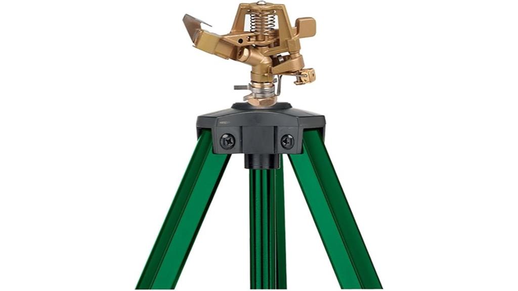 durable tripod mounted sprinkler system