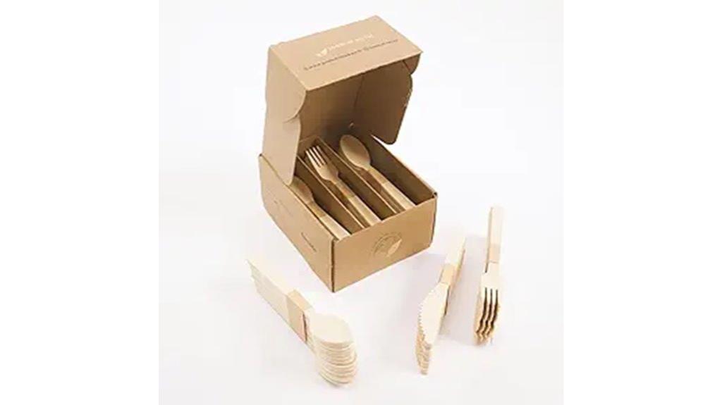 eco friendly bamboo cutlery set