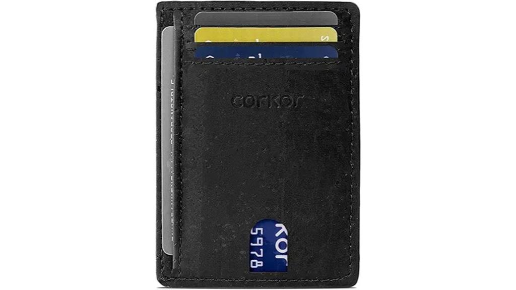 eco friendly cork wallet