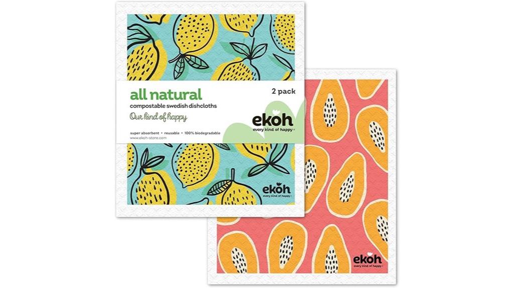 eco friendly kitchen cleaning cloths