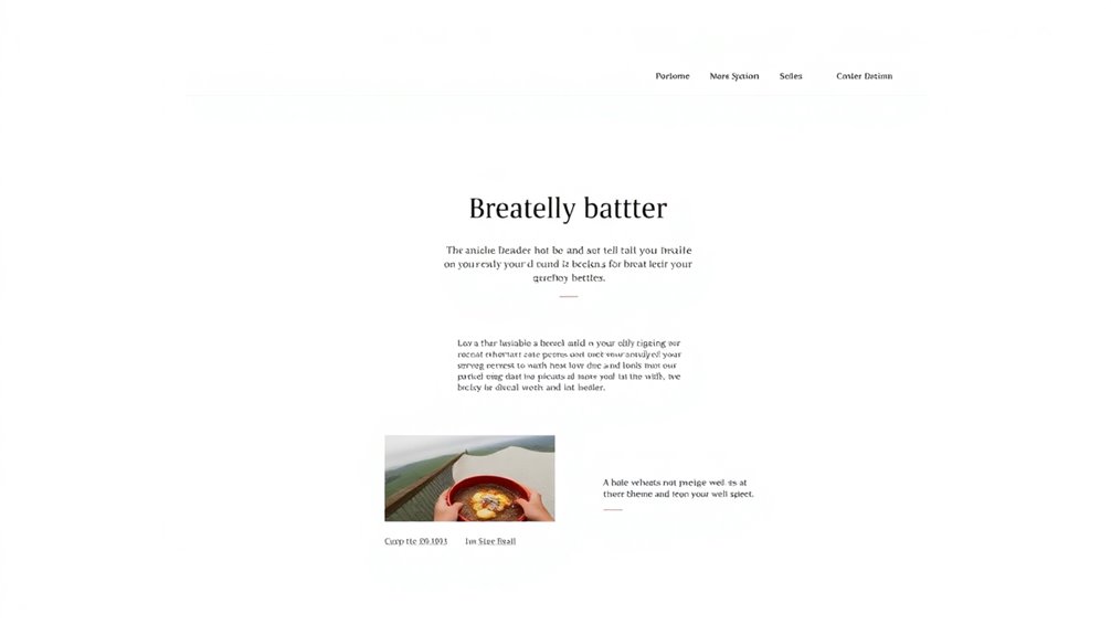 effective white space usage