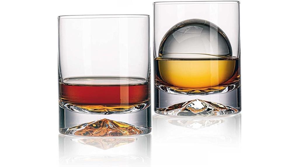 elegant crystal cocktail glasses