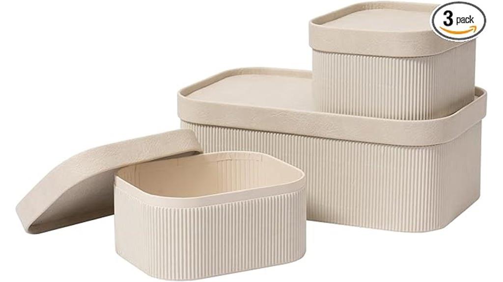 elegant storage basket set