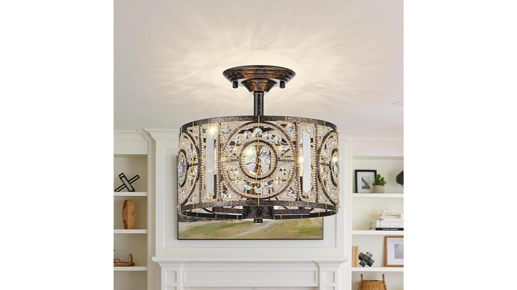 elegant vintage crystal chandelier