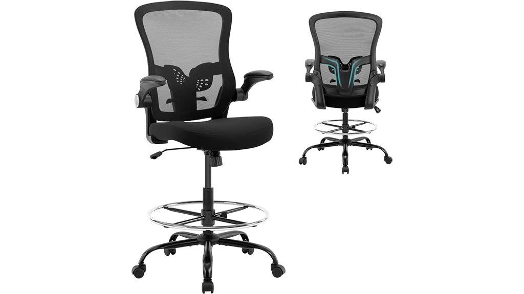 ergonomic drafting chair design