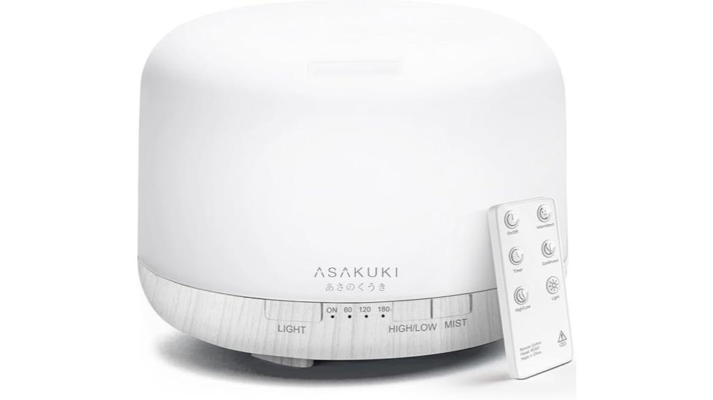 essential oil diffuser remote