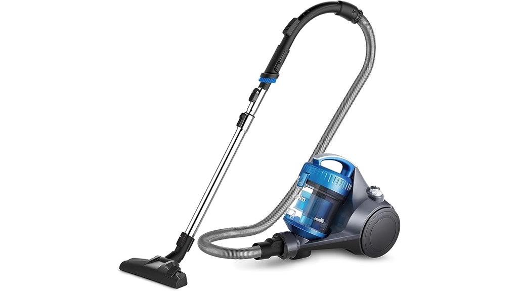 eureka bagless canister vacuum