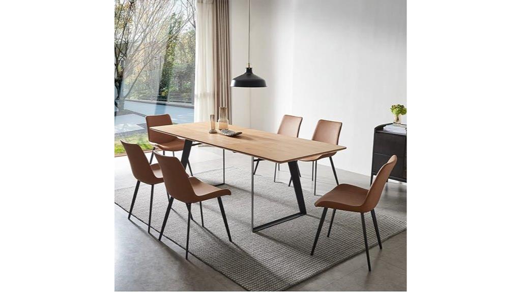 expandable modern dining table