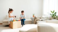 family focused minimalist living