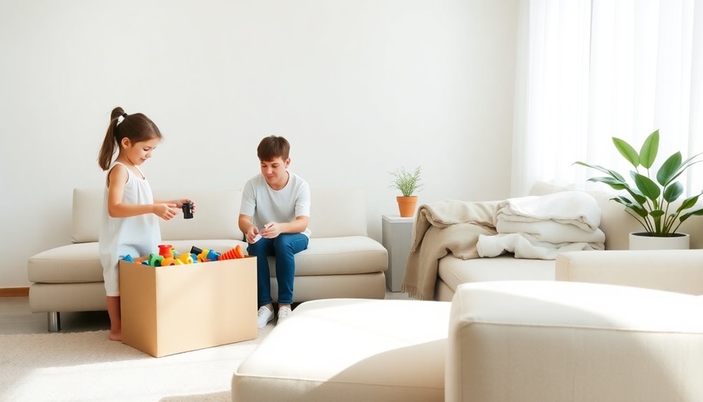 family focused minimalist living