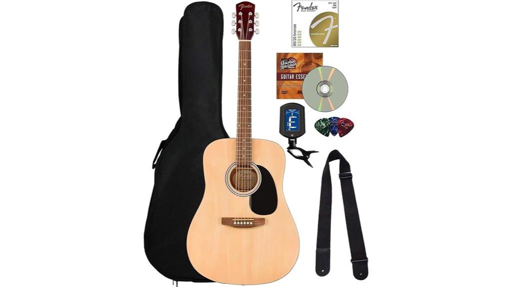 fender acoustic guitar bundle