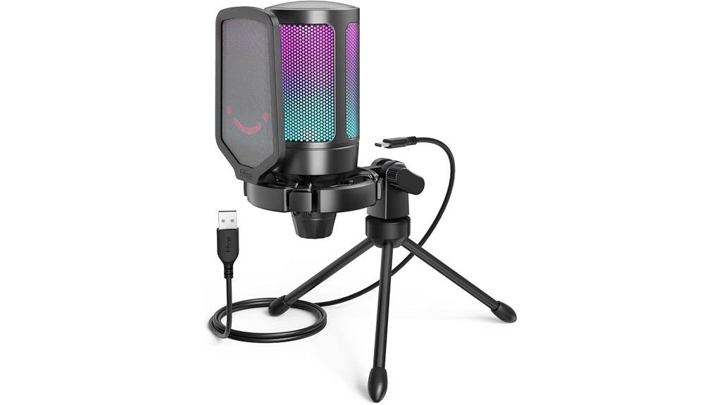 fifine usb microphone gaming