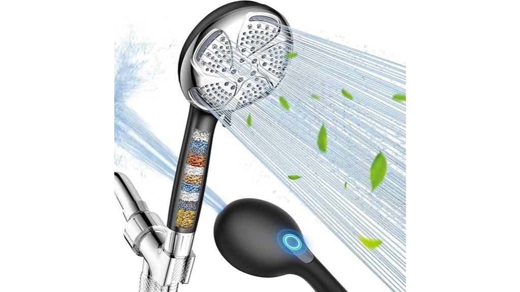 filtered handheld shower head