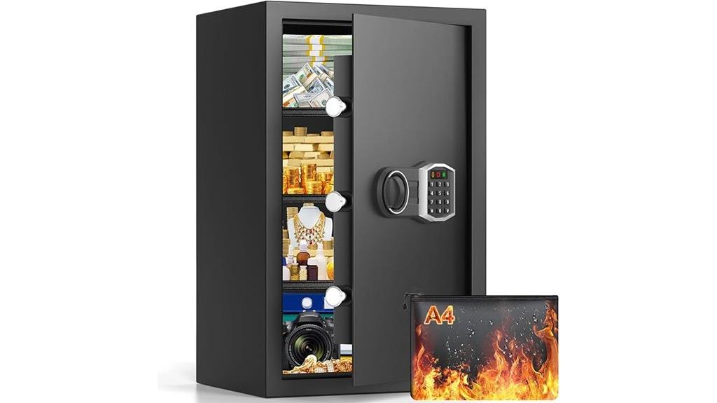 fireproof digital lock safe