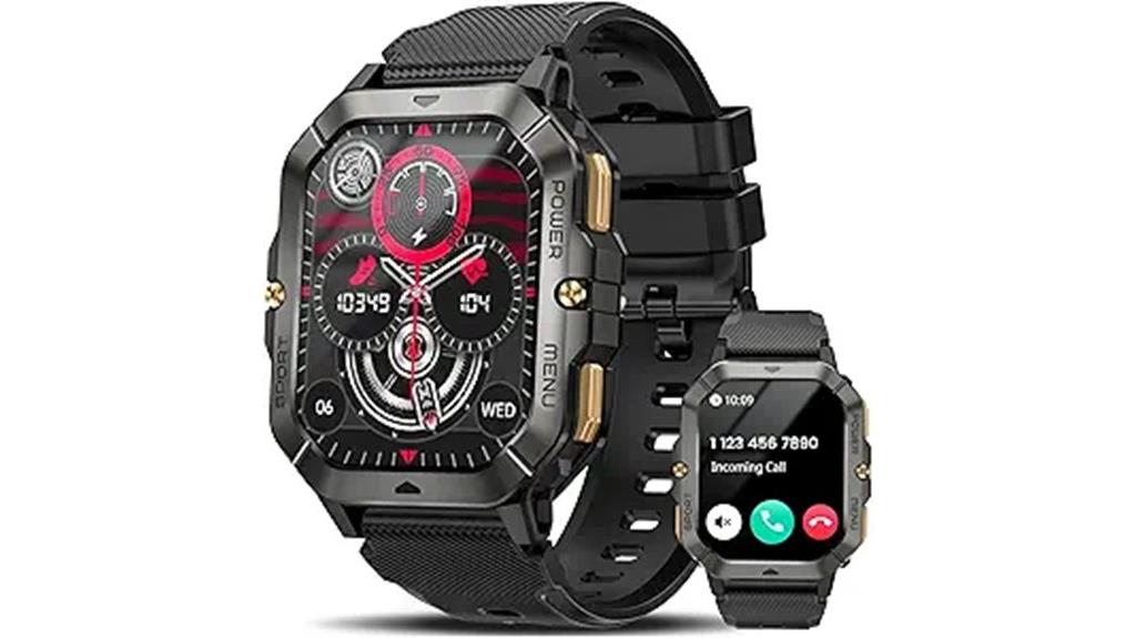 fitness focused waterproof smartwatch