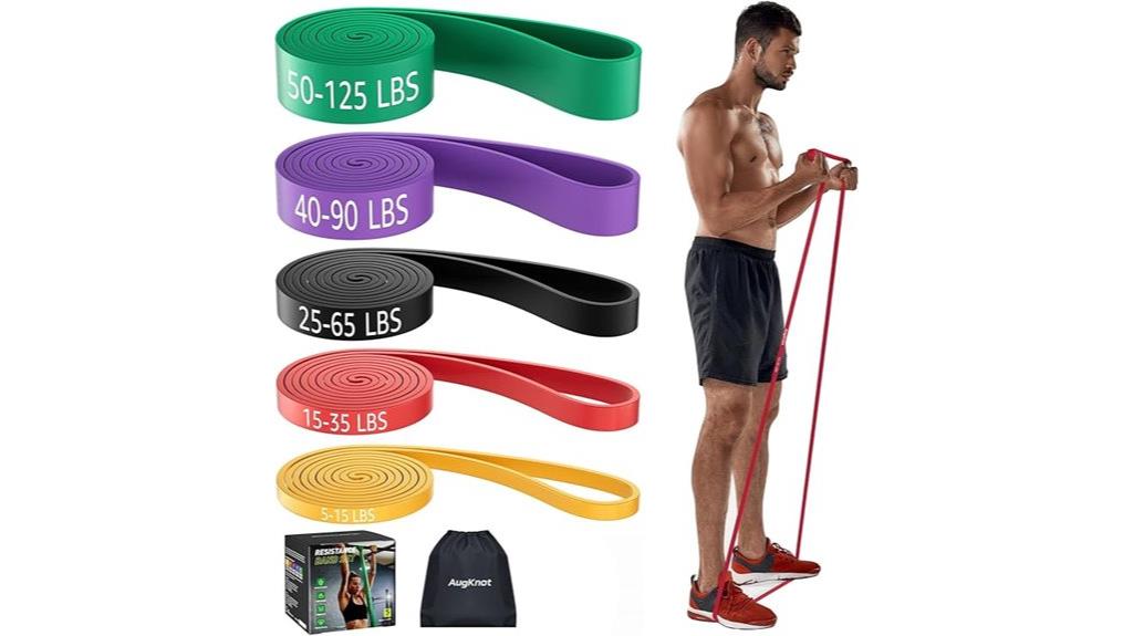 fitness training with resistance bands