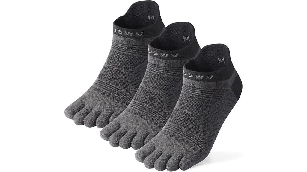 five finger toe socks