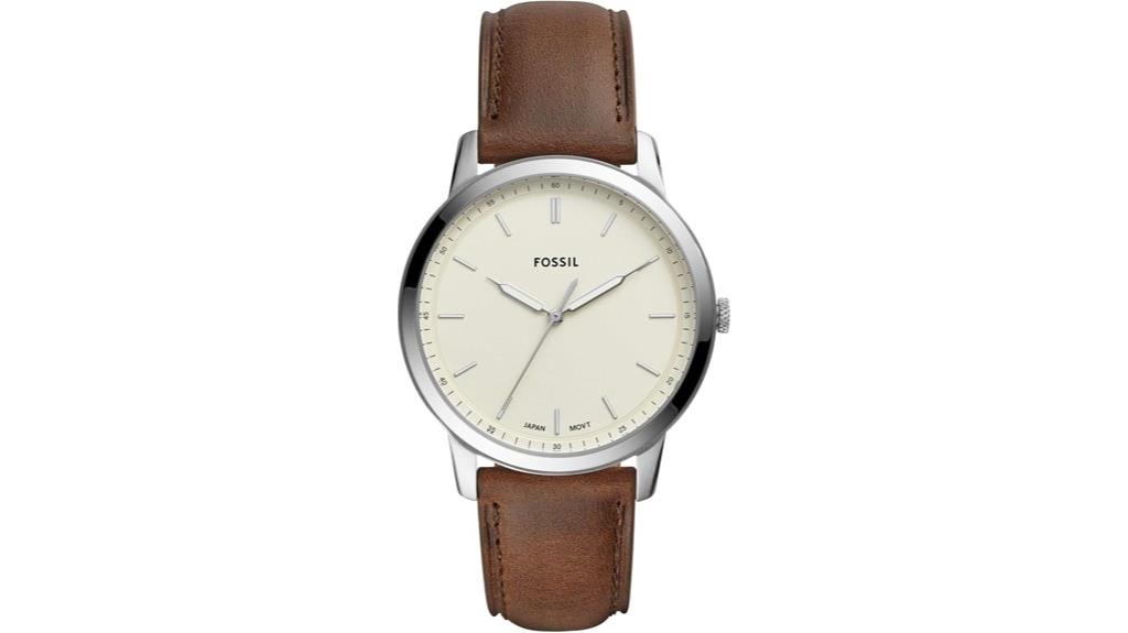 fossil minimalist men s watch