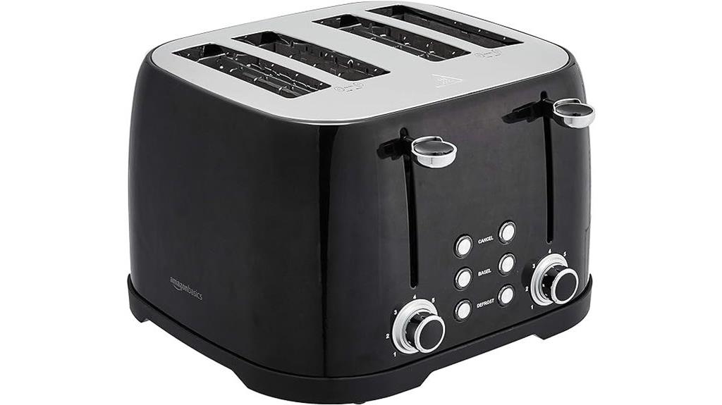 four slice toaster settings