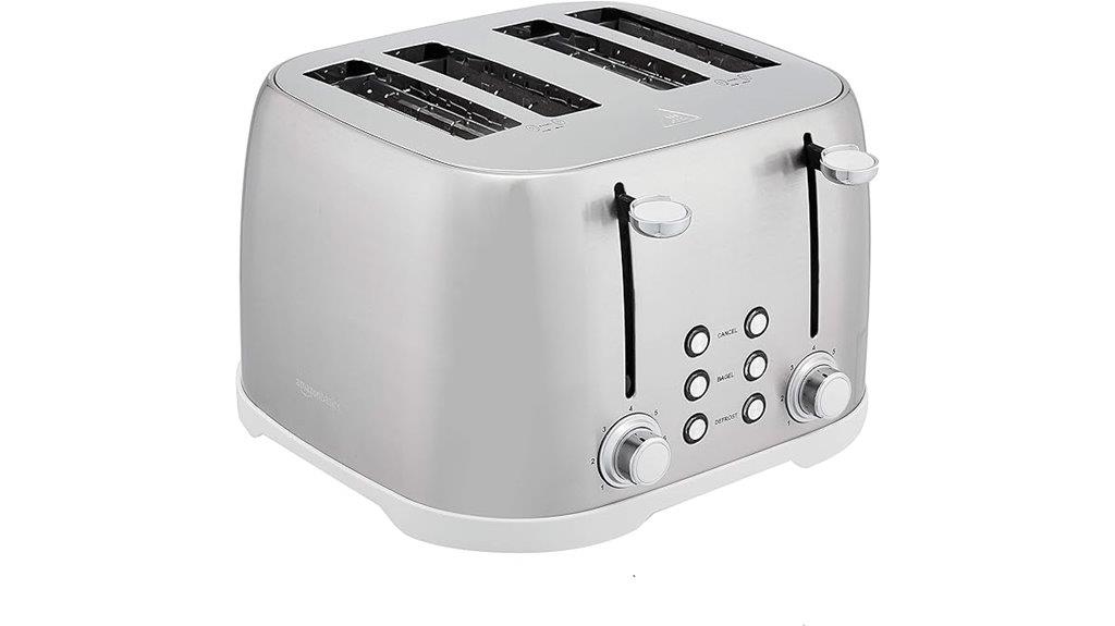 four slice toaster settings