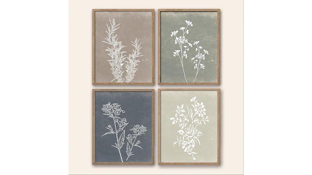 framed rustic boho artwork