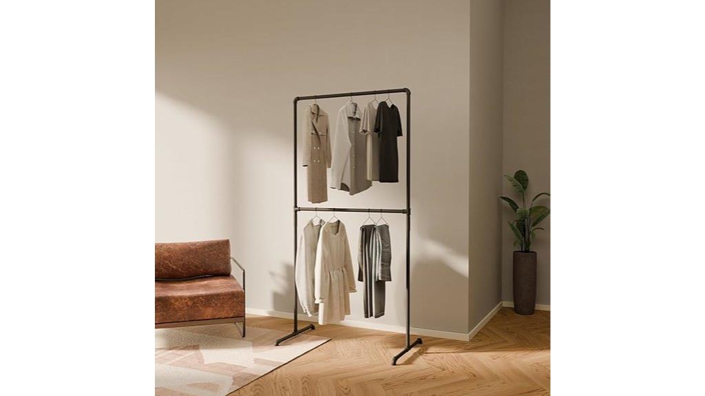 freestanding coat rack design