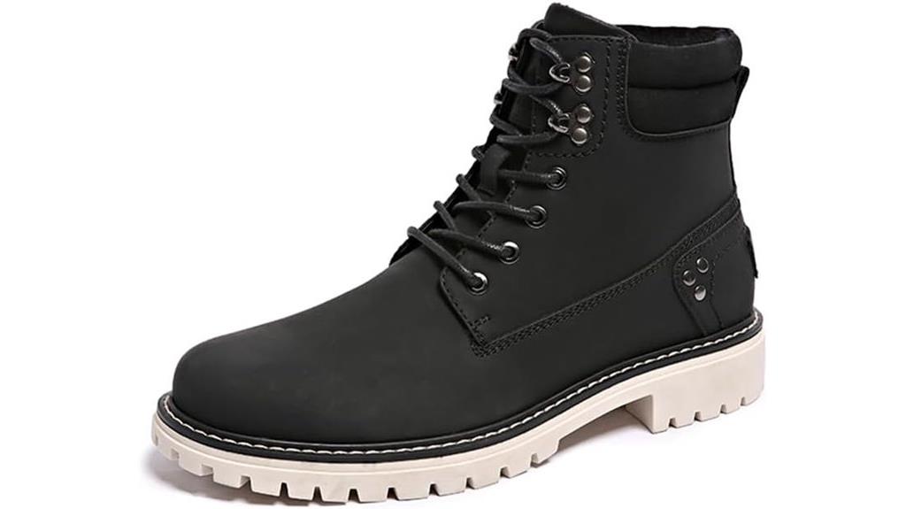 fur lined waterproof snow boots