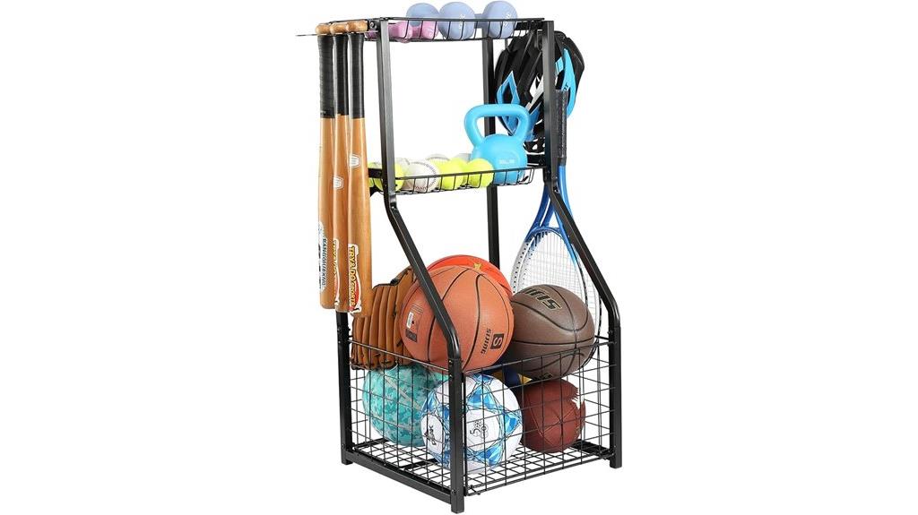 garage sports equipment organizer