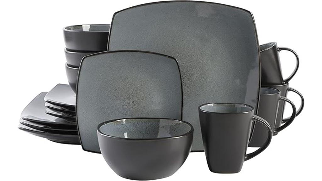 gibson soho square dinnerware