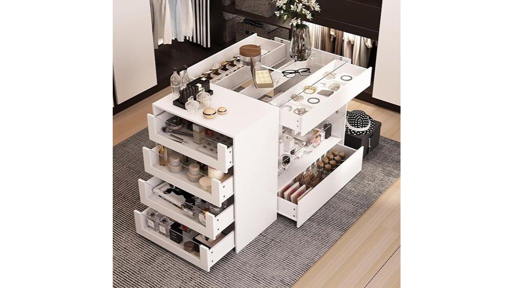 glass top display cabinet