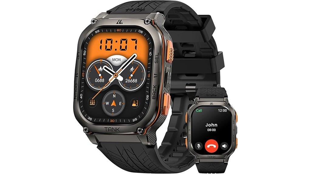gps enabled military smartwatch