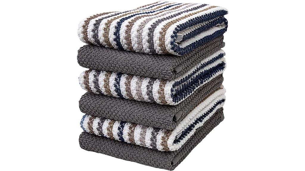 gray kitchen towels set
