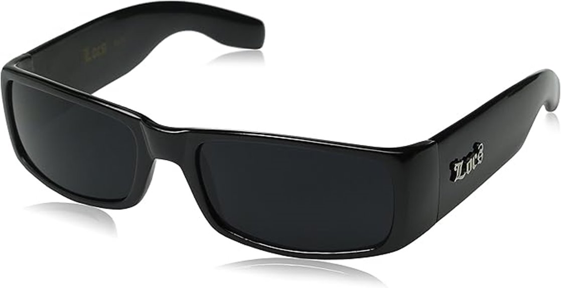 hardcore black locs sunglasses