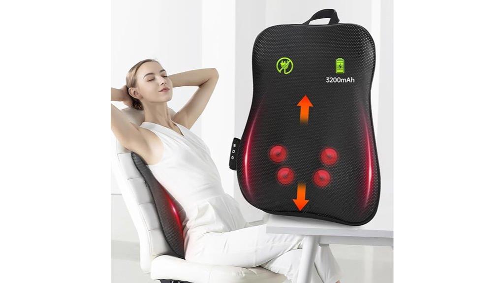 heat enhanced pain relief massager