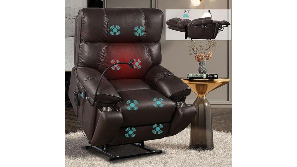heated massage lift chair