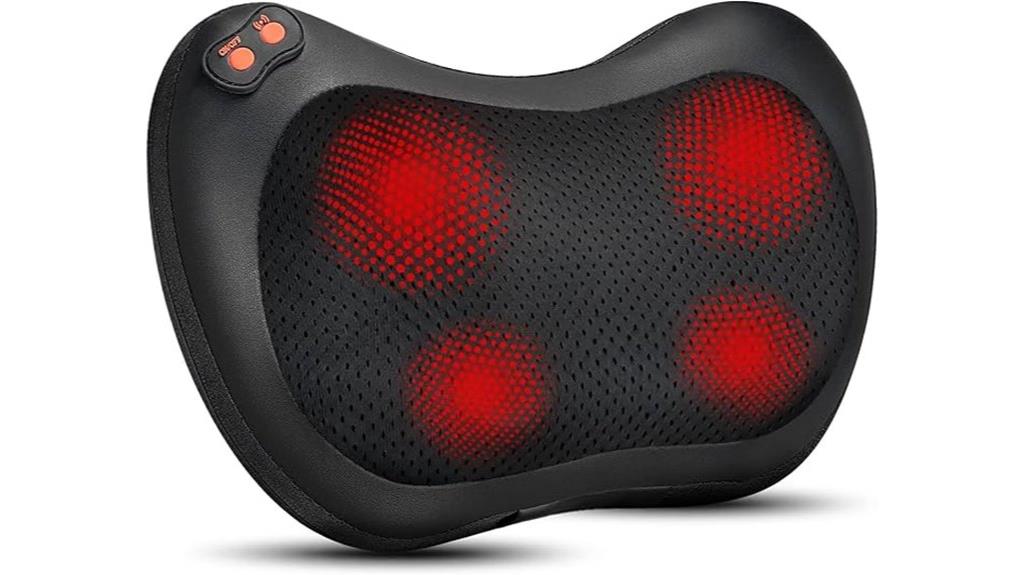 heated shiatsu neck massager
